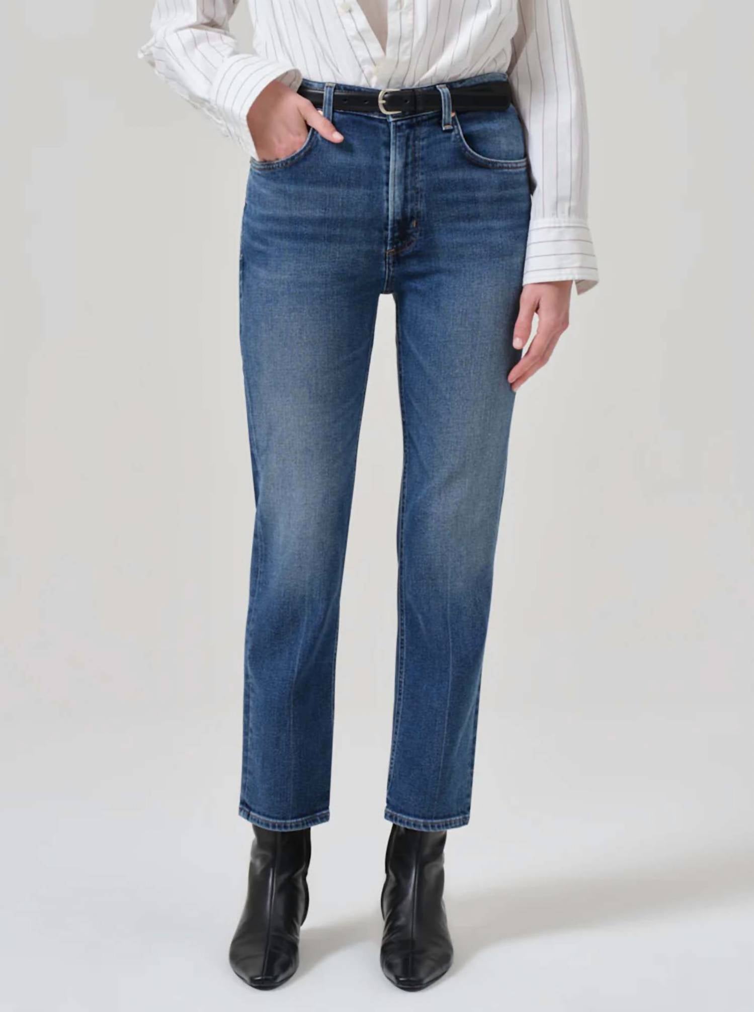 

Брюки прямого кроя Zhurie Ankle из абалона Citizens Of Humanity, Abalone