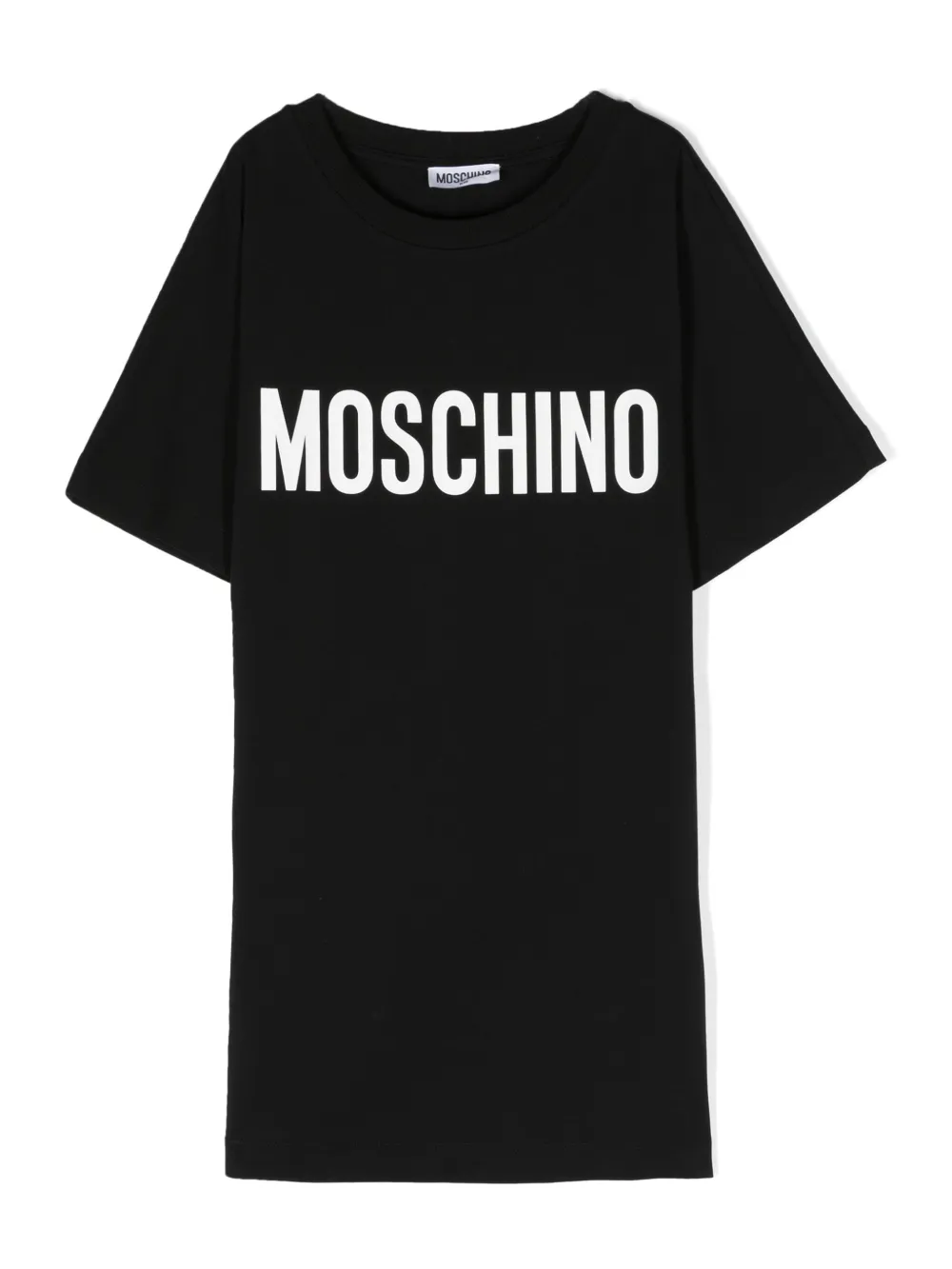 

Футболка с логотипом Moschino Kids, черный