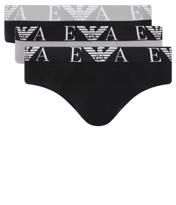 

Трусы Emporio Armani с логотипом 3 шт, черный