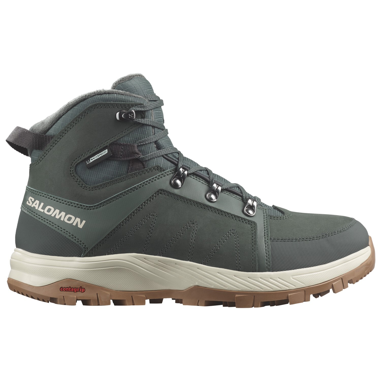 

Зимняя обувь Salomon Outchill Thinsulate Climasalomon Waterproof, цвет Urban Chic/Almond Milk/Phantom