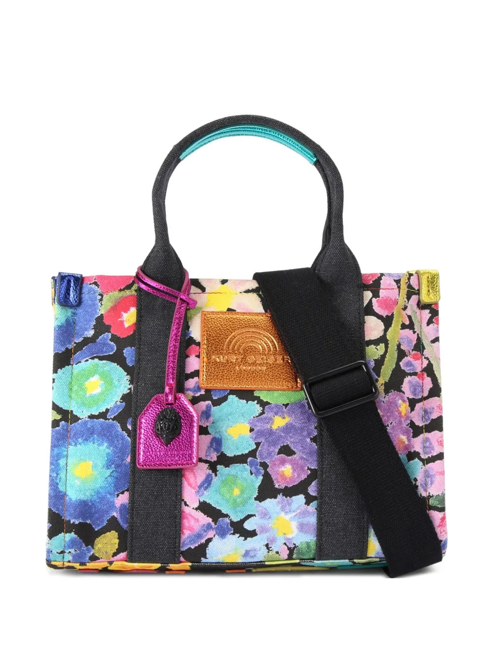 

Маленькая сумка-тоут Southbank Kurt Geiger London, черный