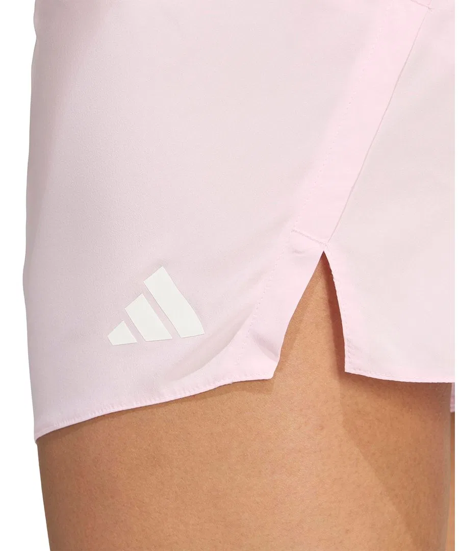 Женские беговые шорты со средней посадкой adidas, Clear Pink — фото 4