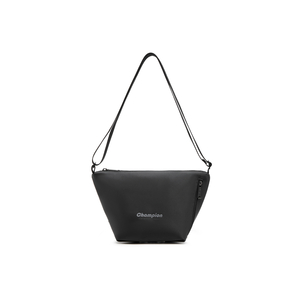

Champion Искусственная кожаная сумка через плечо унисекс черный серый металлик, Black