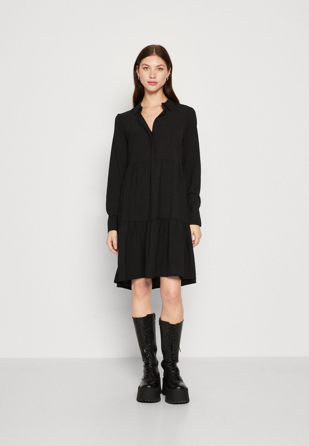 

Классическая рубашка Vero Moda VMINGE KNEE DRESS, черный
