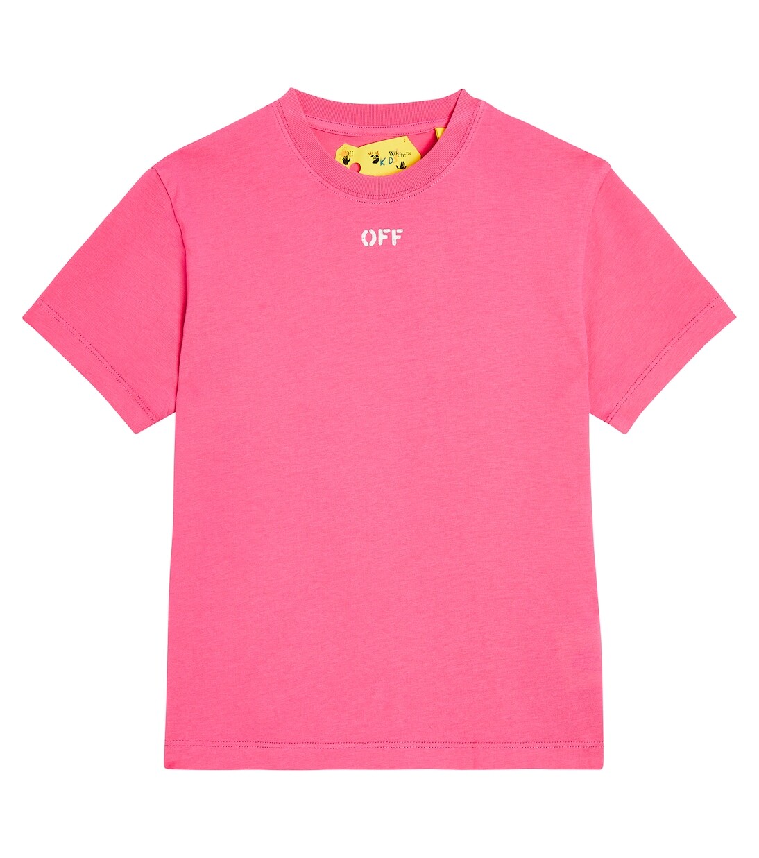 

Футболка arrows из хлопка Off-White Kids, розовый