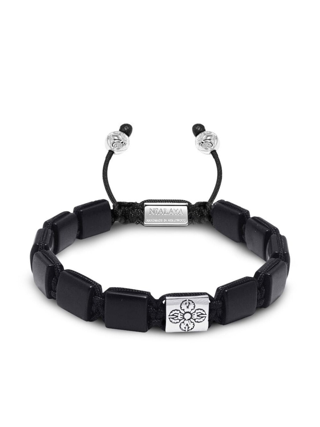 

Браслет с бусинами и подвесками Nialaya Jewelry, черный