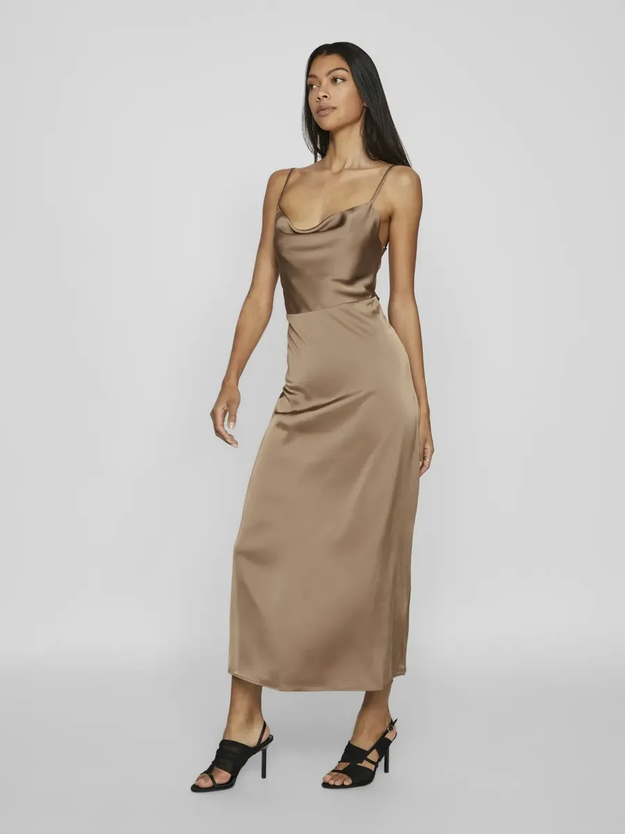 

Платье-сарафан Vila "VIRAVENNA STRAP ANKLE DRESS - NOOS", цвет Fossil