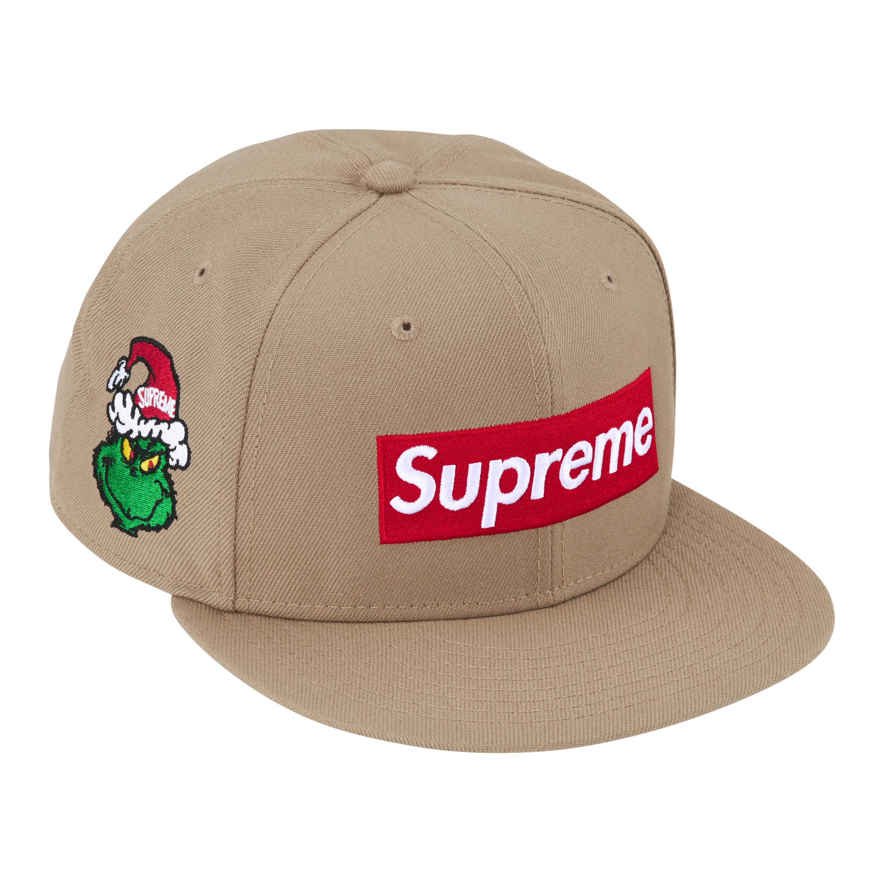 

Supreme Кепка Grinch Box Logo New Era 59Fifty, Khaki