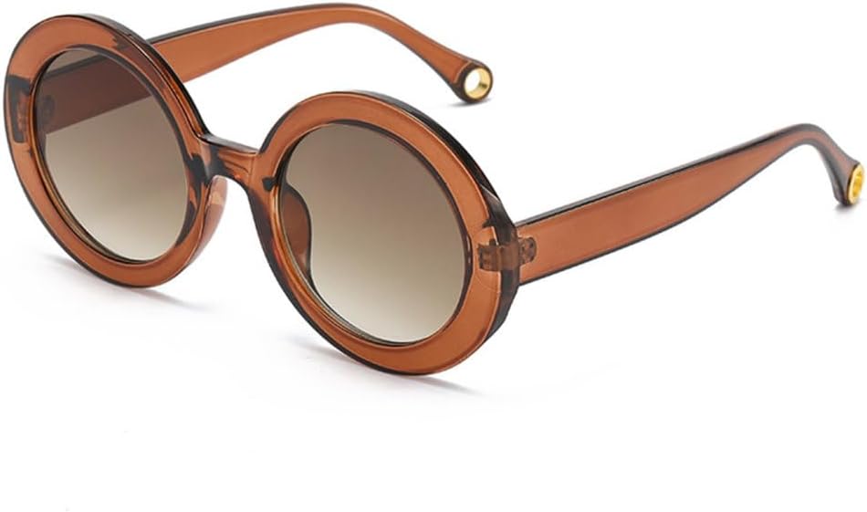 

Солнцезащитные очки MUTYNE Fashion с круглой оправой для женщин, разноцветные овальные солнцезащитные очки для мужчин, солнцезащитные очки UV400 в винтажном стиле, Dark Brown