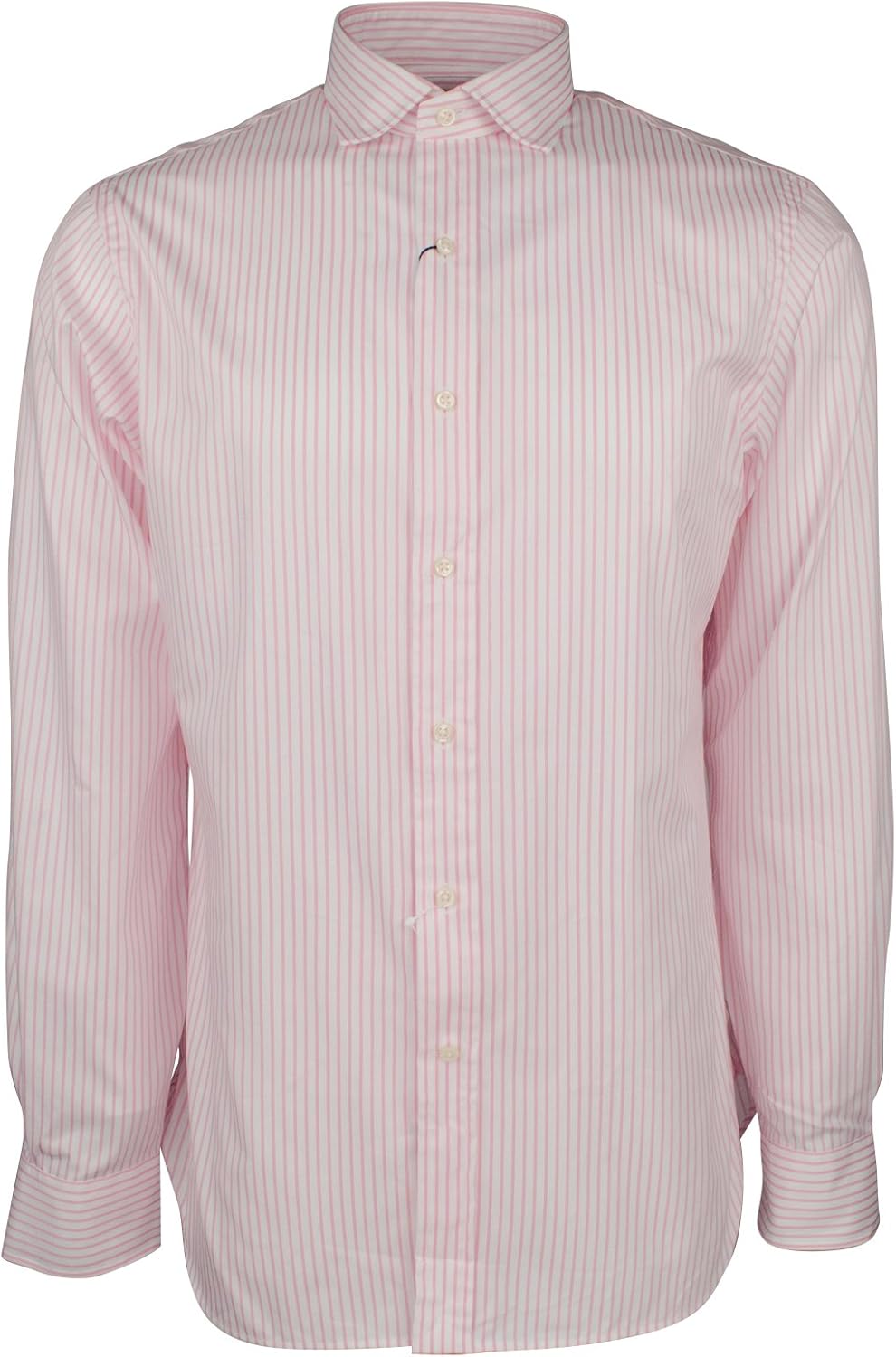 

Polo Ralph Lauren мужская облегающая полосатая хлопковая рубашка, Pink/White