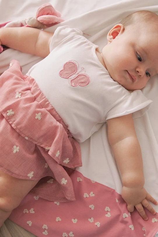 

Хлопковый комплект для малышей Mayoral Newborn, розовый
