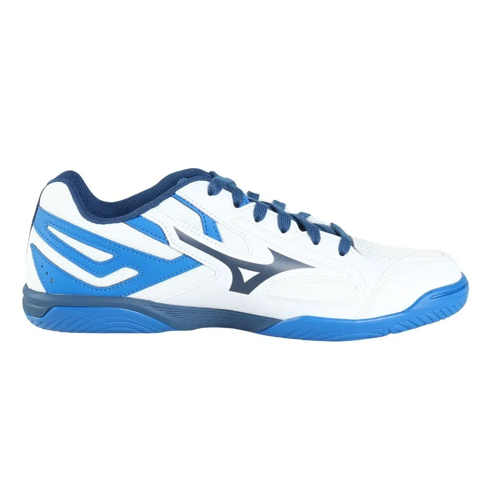 Кроссовки для настольного тенниса «WAVE KAISERBURG 8» от Mizuno, White X Navy — фото 4