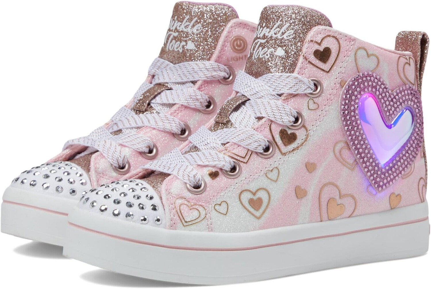 

Кроссовки Skechers Twi-Lites 2.0 - Love & Beyond 314395L, цвет Light Pink/Multi