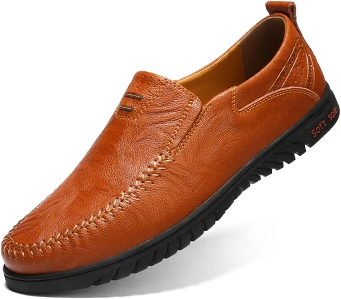 Лоферы Leather Loafers Shoes, Reddish Brown PUGHGAETZF