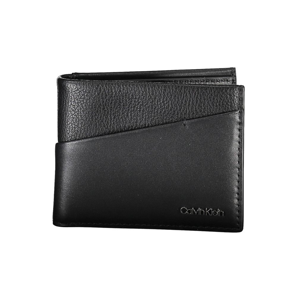 

Элегантный кошелек из эко-кожи с RFID-картой Calvin Klein, черный
