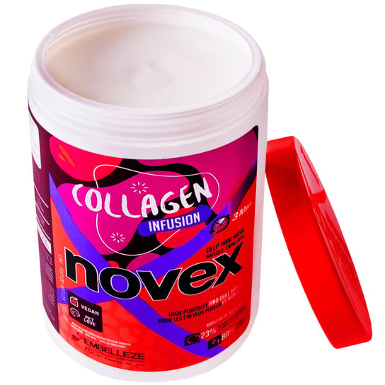 Маска для тусклых и пористых волос, 1000 г Novex, Collagen Infusion — фото 3