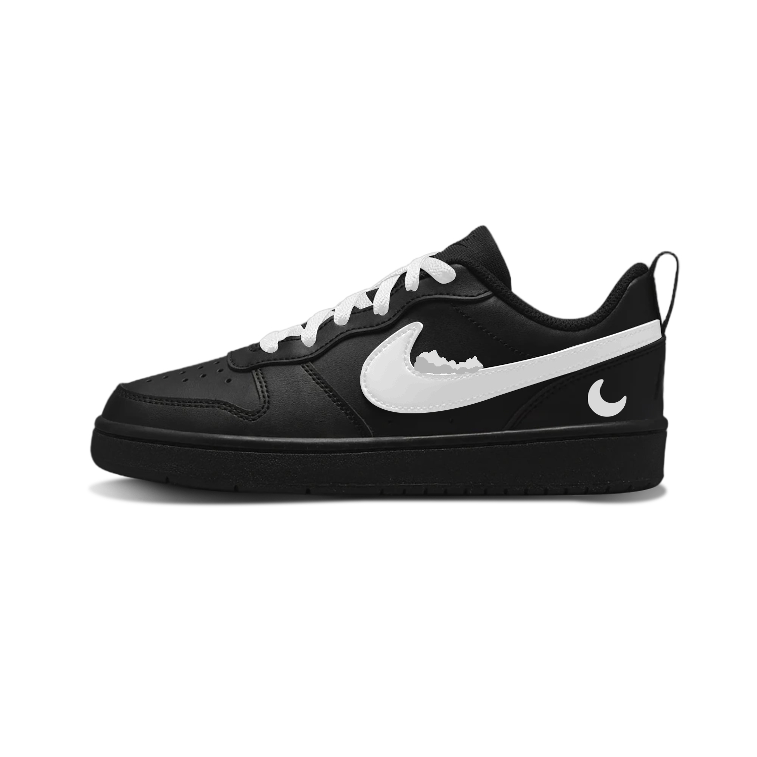 

Nike Кроссовки для скейтбординга Court Borough Low top белые детские