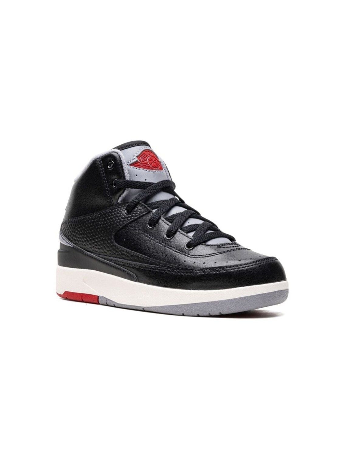 

Кроссовки Air Jordan 2 Retro 'Black Cement' Jordan Kids, черный