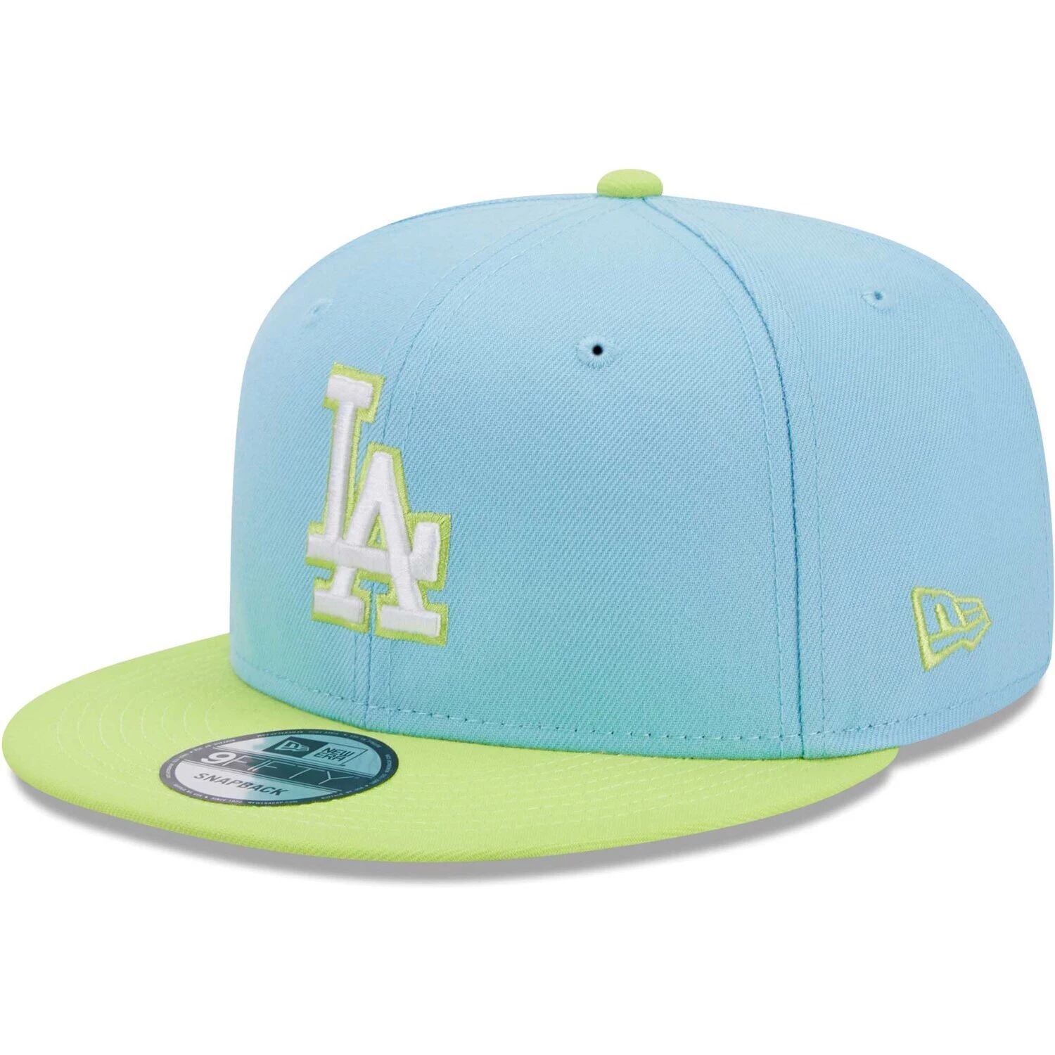 

Мужская кепка New Era светло-синяя/неоново-зеленая Los Angeles Dodgers Spring Basic двухцветная кепка Snapback 9FIFTY