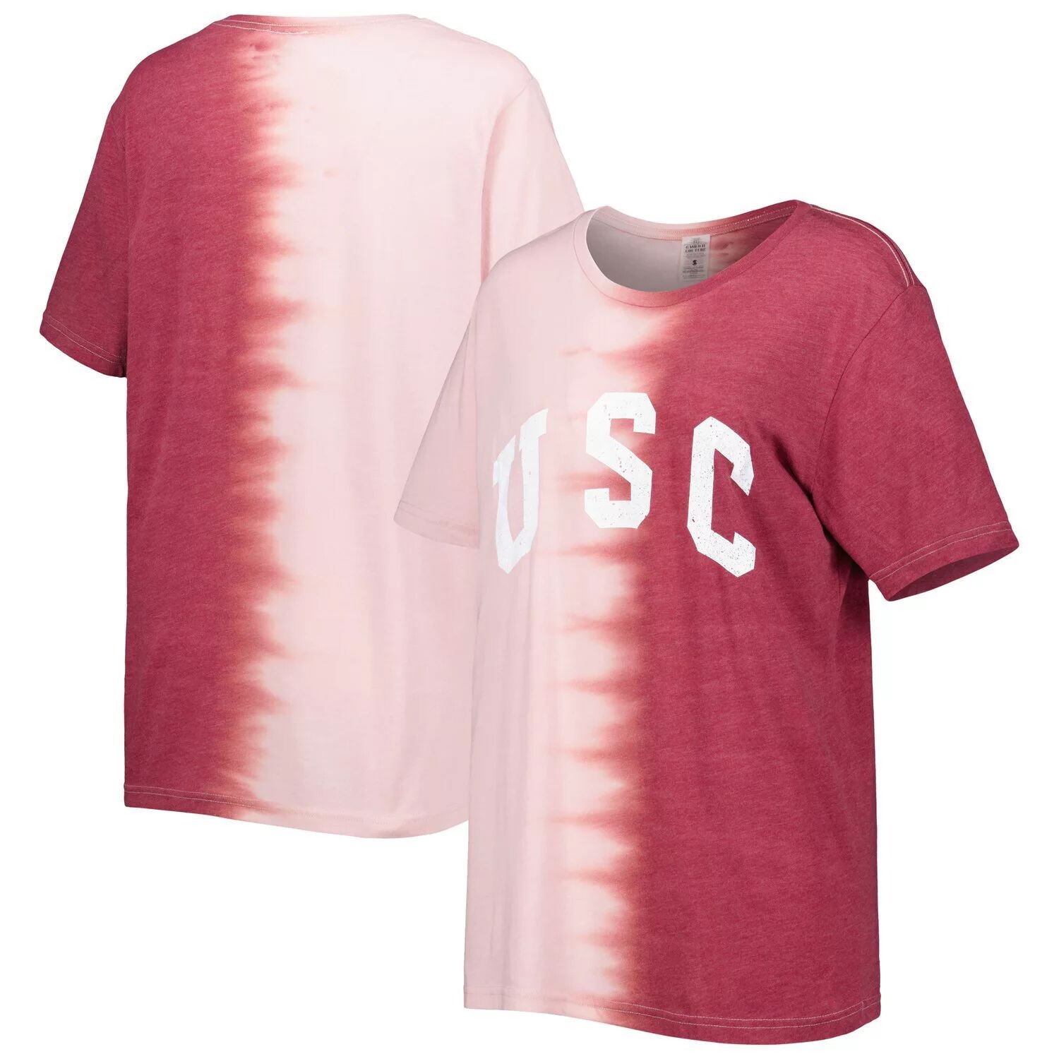 

Женская футболка Gameday Couture Cardinal USC Trojans Find Your Groove с раздельным краем