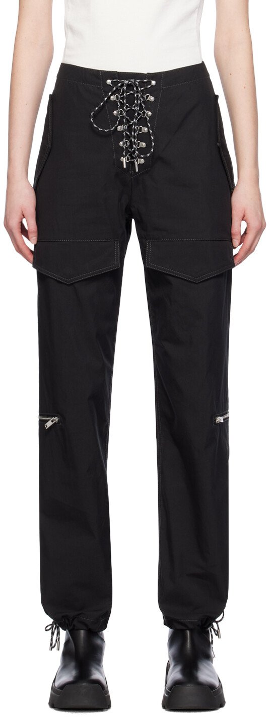 

Черные походные брюки с карманами Dion Lee