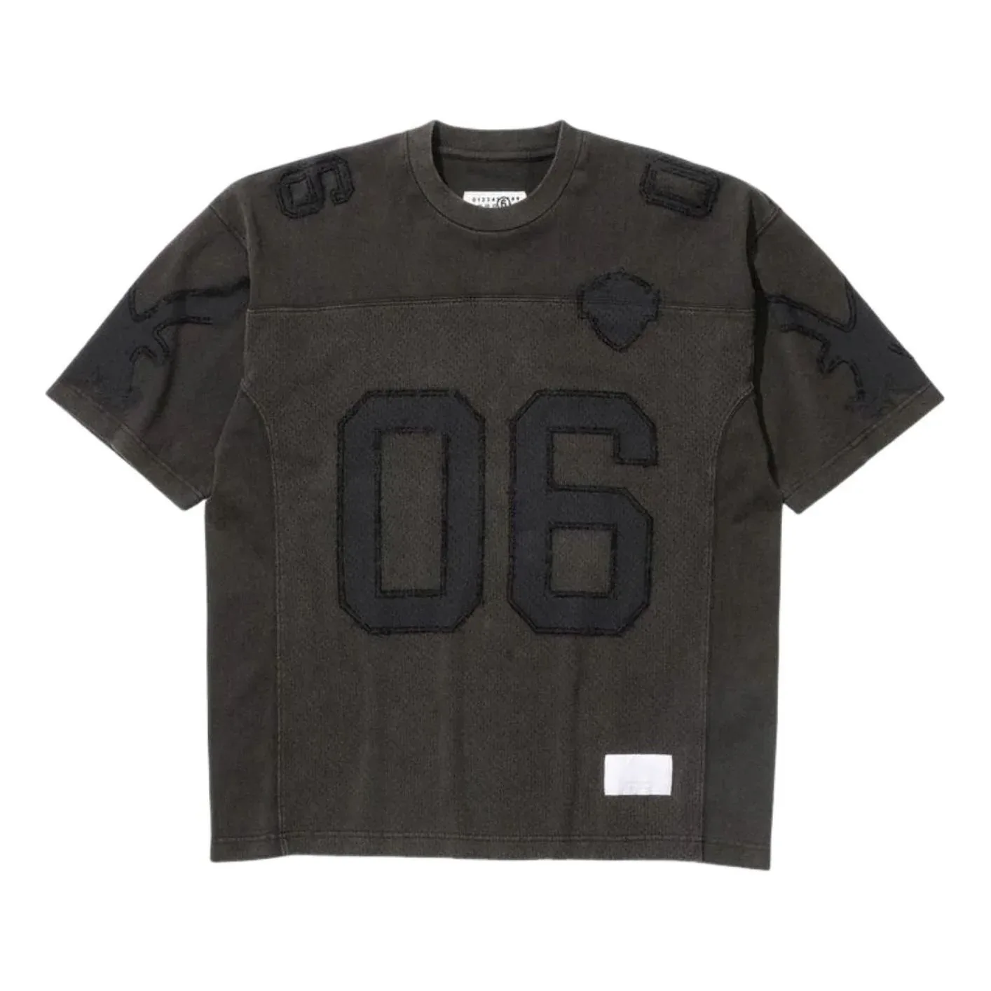 Футболка Supreme x MM6 Maison Margiela из хлопка, черная