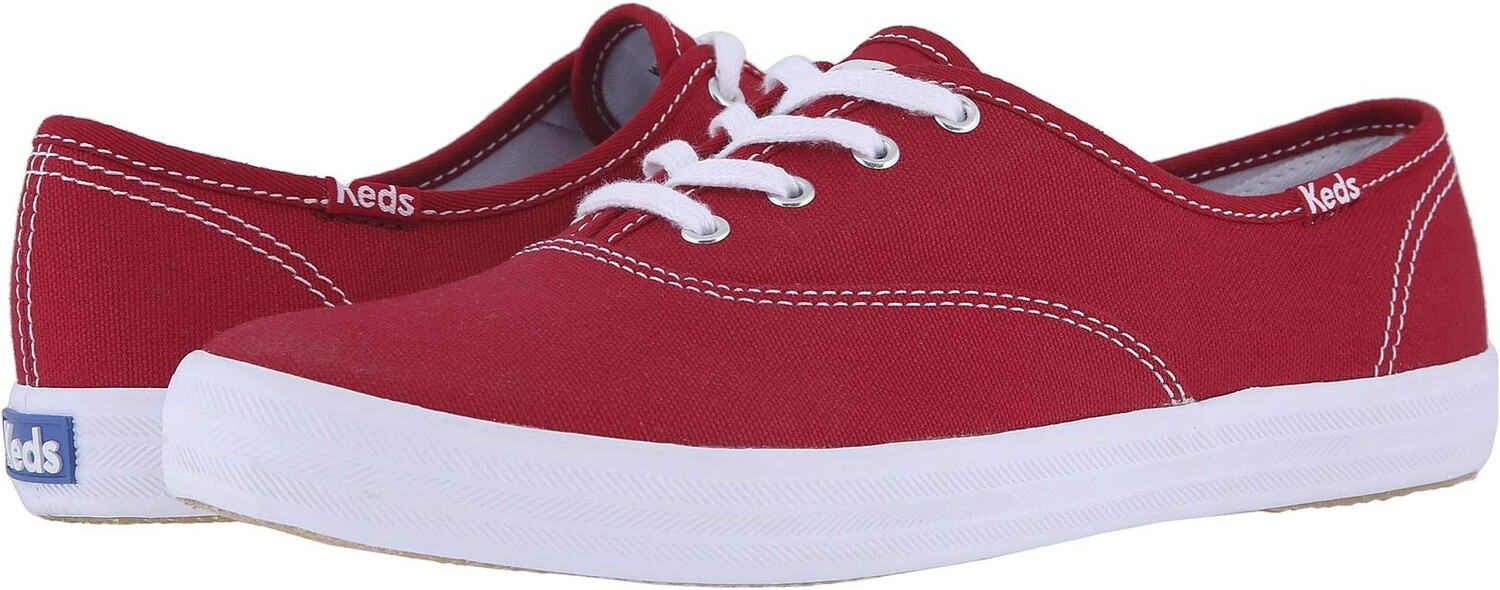 

Кроссовки Champion Canvas Lace-Up Keds, цвет Ribbon Red