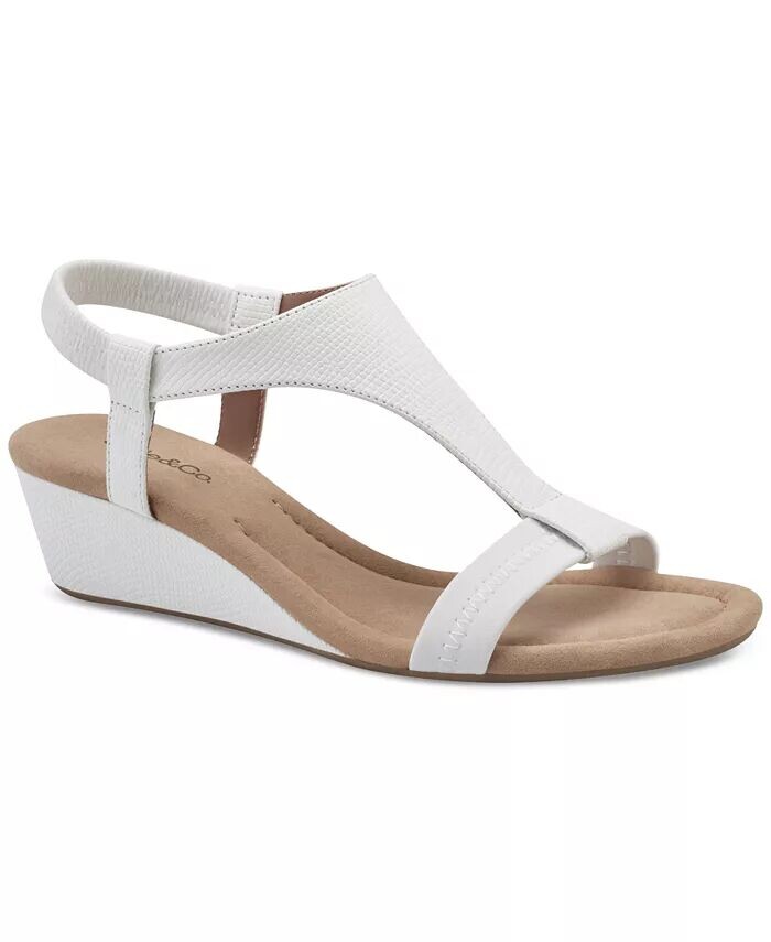 

Женские сандалии на танкетке Step N Flex Vacanzaa Style & Co, белый