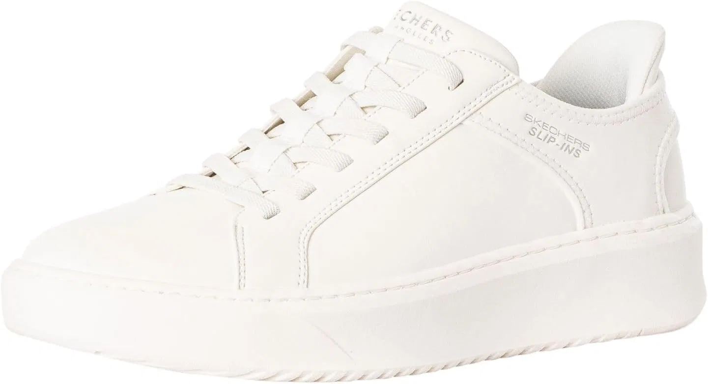 Мужские туфли Skechers Hands-Free Court Break Double Ventilated, White Opulent Garden