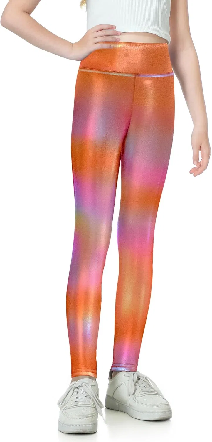 Леггинсы детские металлик Gnainach, Holographic Brown