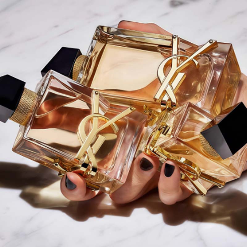 SAINT LAURENT Liberty туалетная вода классическая версия набор парфюмерии Lavender Jasmine 50мл+1,3г+7,5мл — фото 3