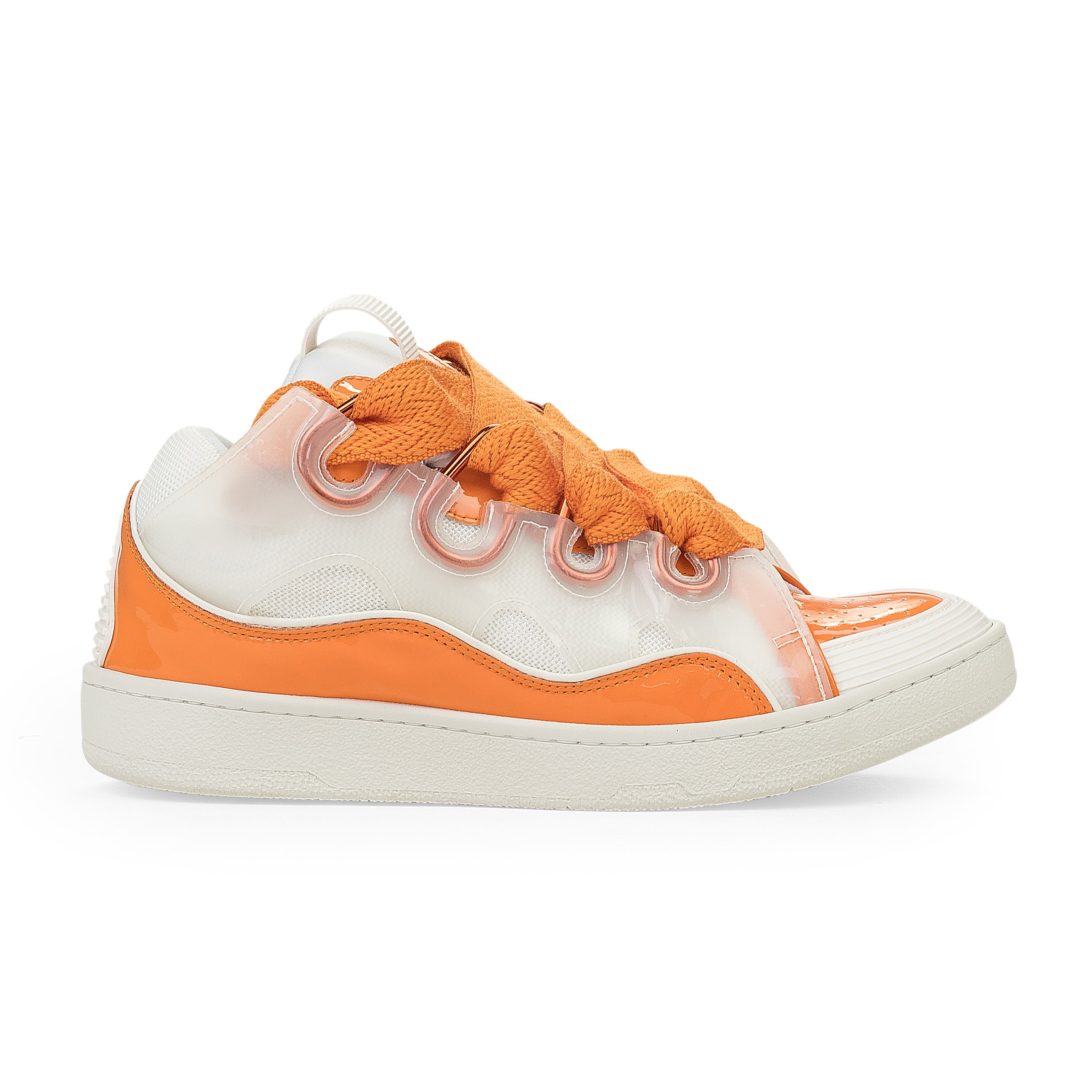 

Оранжевые кеды Curb Lanvin