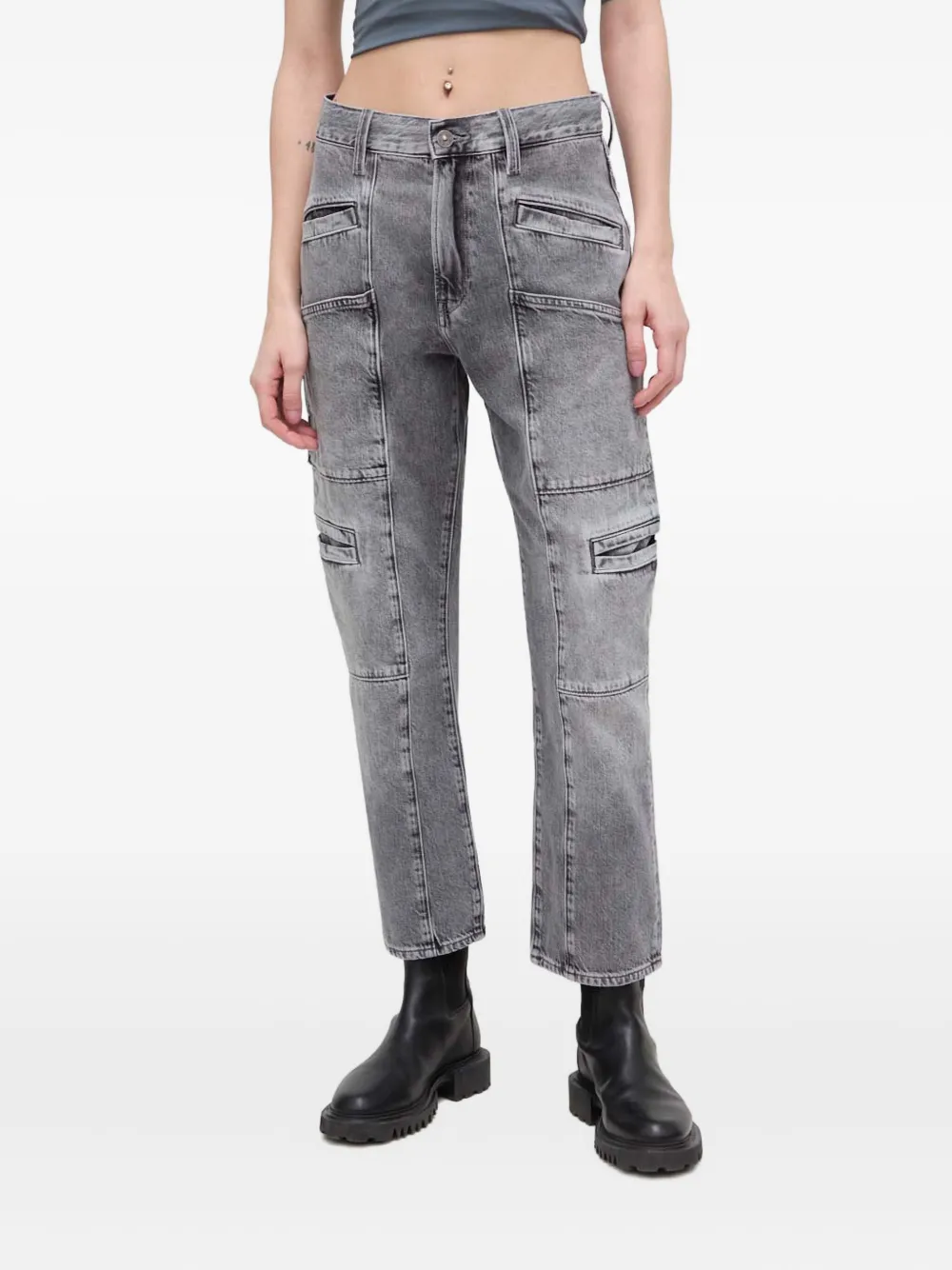 

Джинсы Viktoria с карманами G-Star Raw, серый