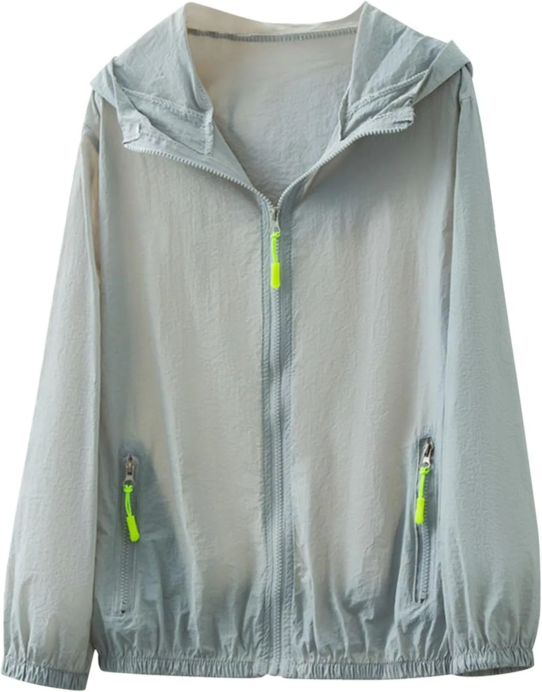 

Женская куртка с капюшоном UPF 50, легкая, на молнии