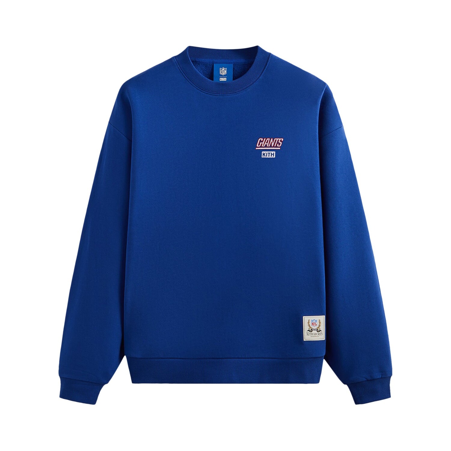 

Kith For The NFL: шлем Giants Nelson Vintage Crewneck Current