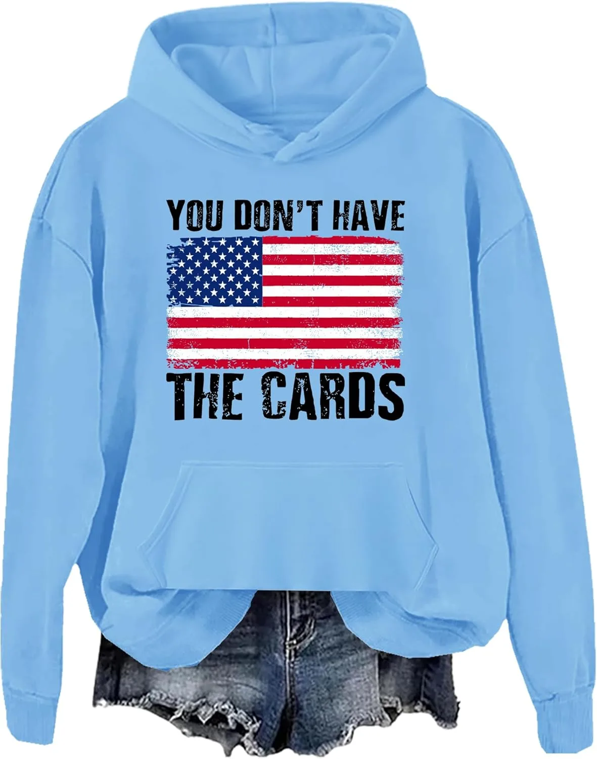 

Толстовка You Don't Have The Cards с капюшоном woati