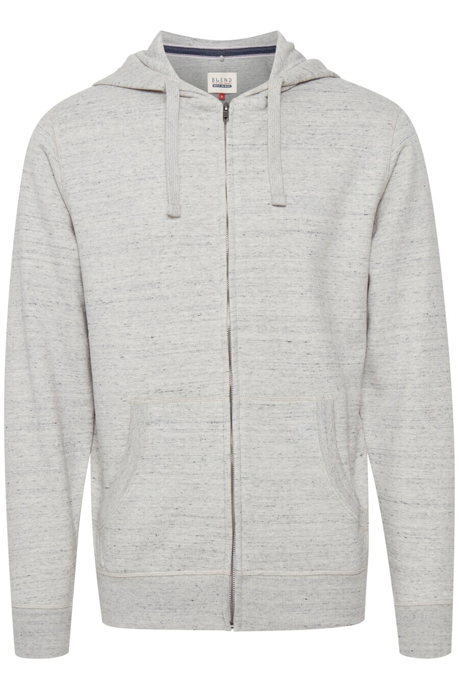 

Худи BLEND Zip-Up Hoodie VELNO, цвет mottled grey