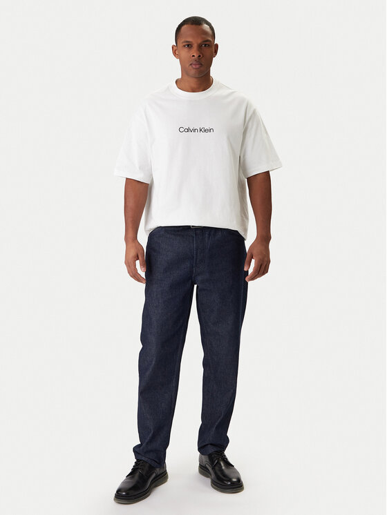 Футболка relaxed fit LV040HM228 Calvin Klein, белый — фото 2