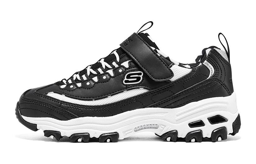

Кроссовки детские серии D"LITES GS Mid-top черного/белого цвета Skechers