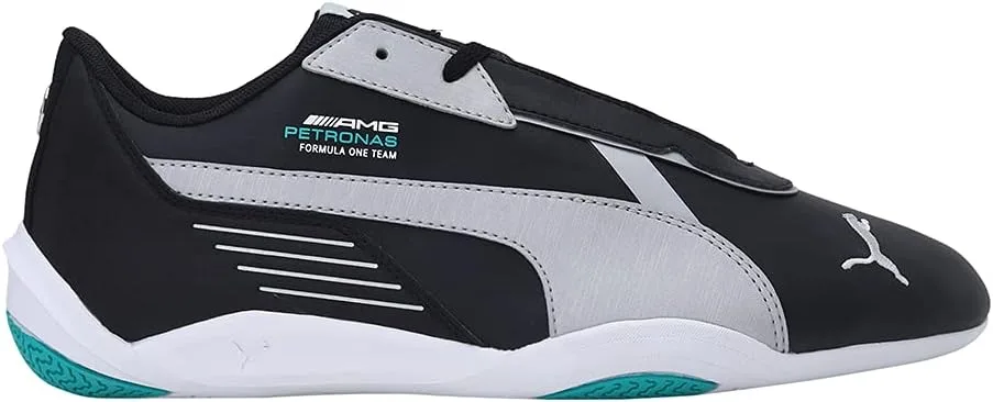 Кроссовки PUMA Unisex Mapf1 R-cat Machina, черный/зеленый/серебряный — фото 3