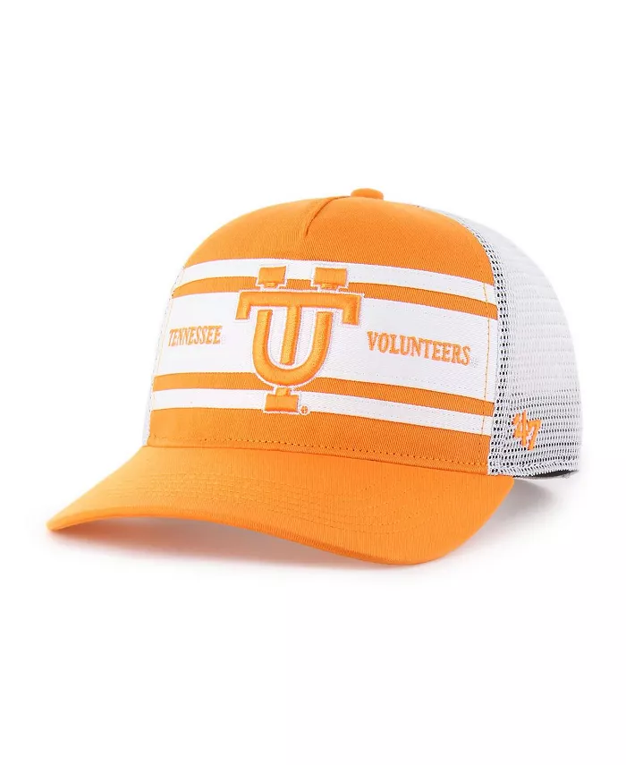 

Кепка дальнобойщика Tennessee Volteers, оранжевая/белая, для больших мальчиков и девочек, с регулируемой шириной, с фартуком, с суперполосками '47 Brand