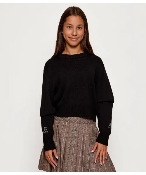 

Свитер Regular fit Patrizia Pepe, черный