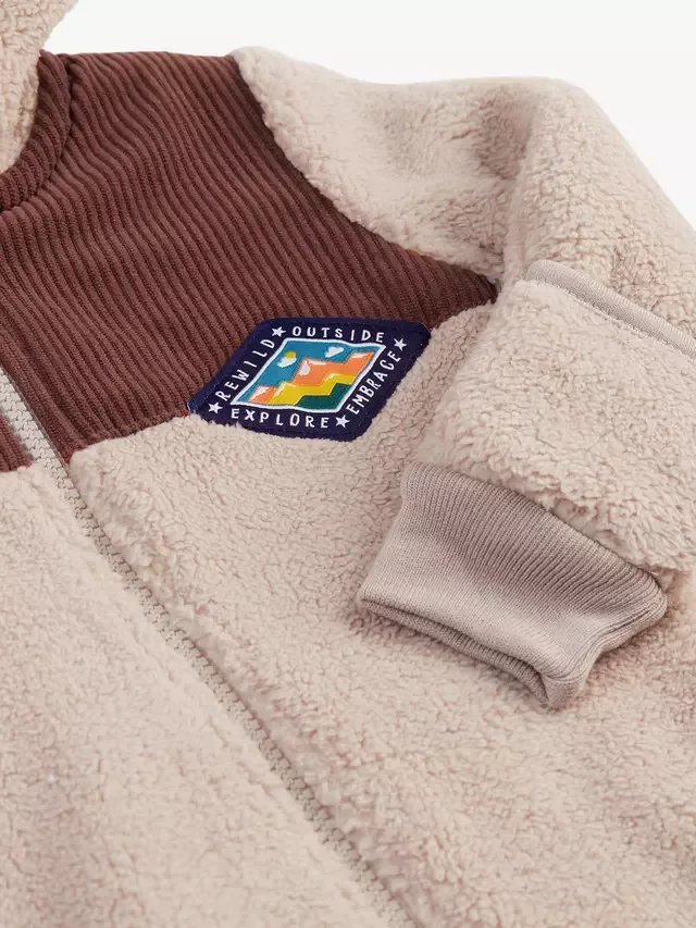 Детский вельветовый комбинезончик, Веточка/Мишка Тедди Frugi — фото 4
