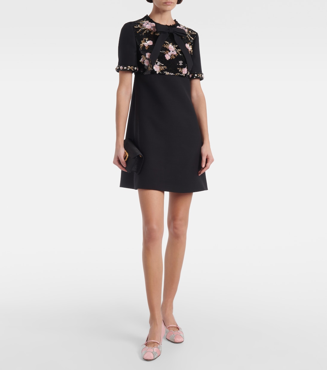 Bowow 45 туфли с украшениями в стиле муар Valentino Garavani, Bubble/Silver Shade — фото 3