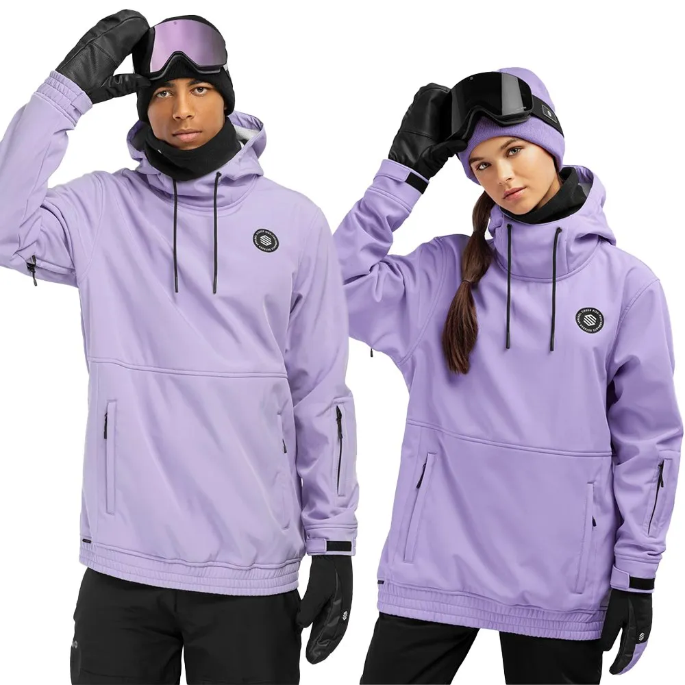 

Куртка Siroko W1 Snowy softshell, фиолетовый