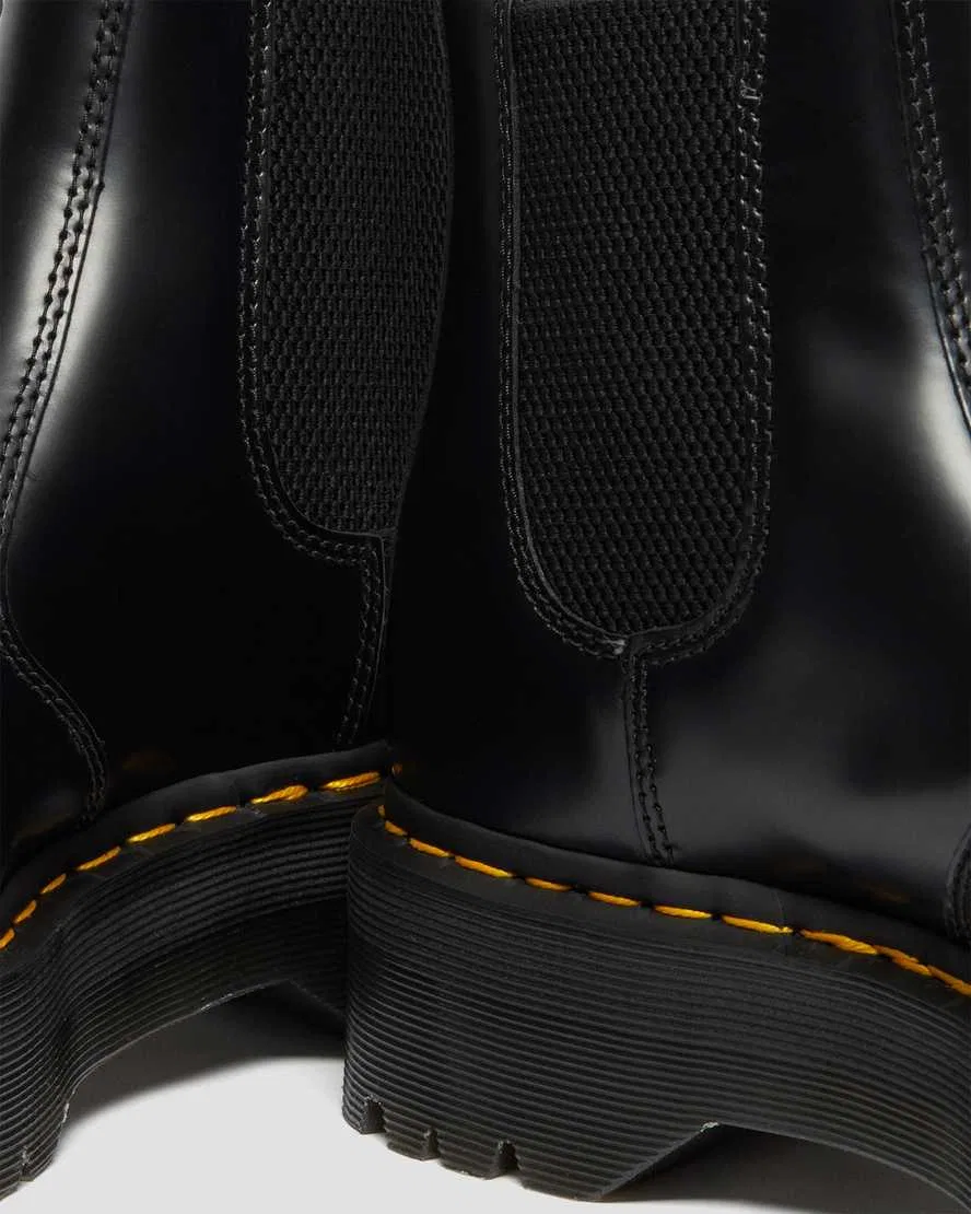 2976 Ботинки челси на платформе из гладкой кожи Dr Martens, черный — фото 3