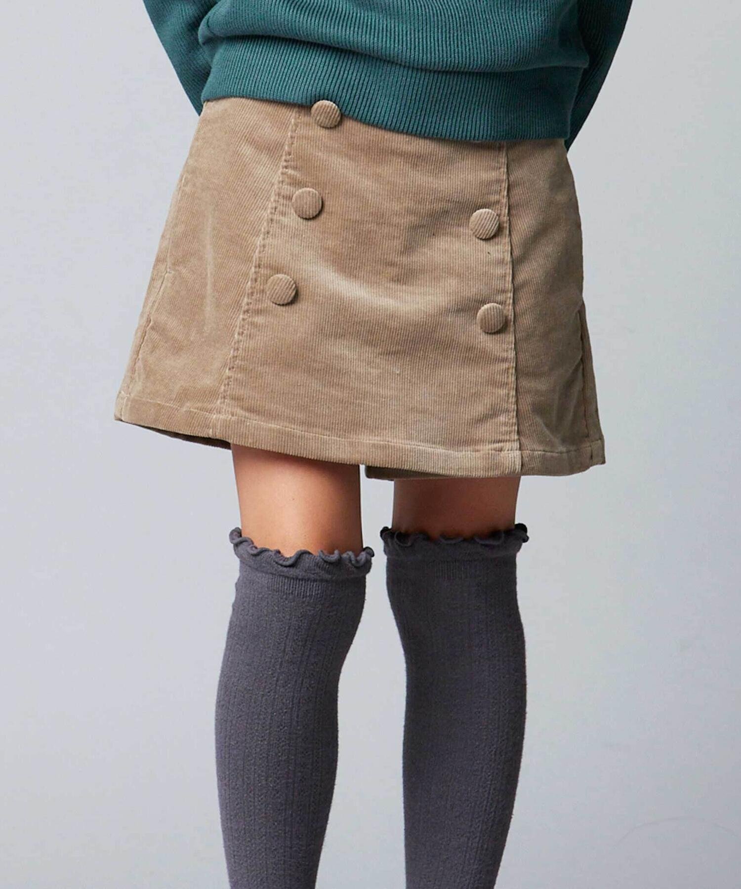 Эластичные вельветовые шорты с двумя пуговицами (90–150 см) BeBe, Beige