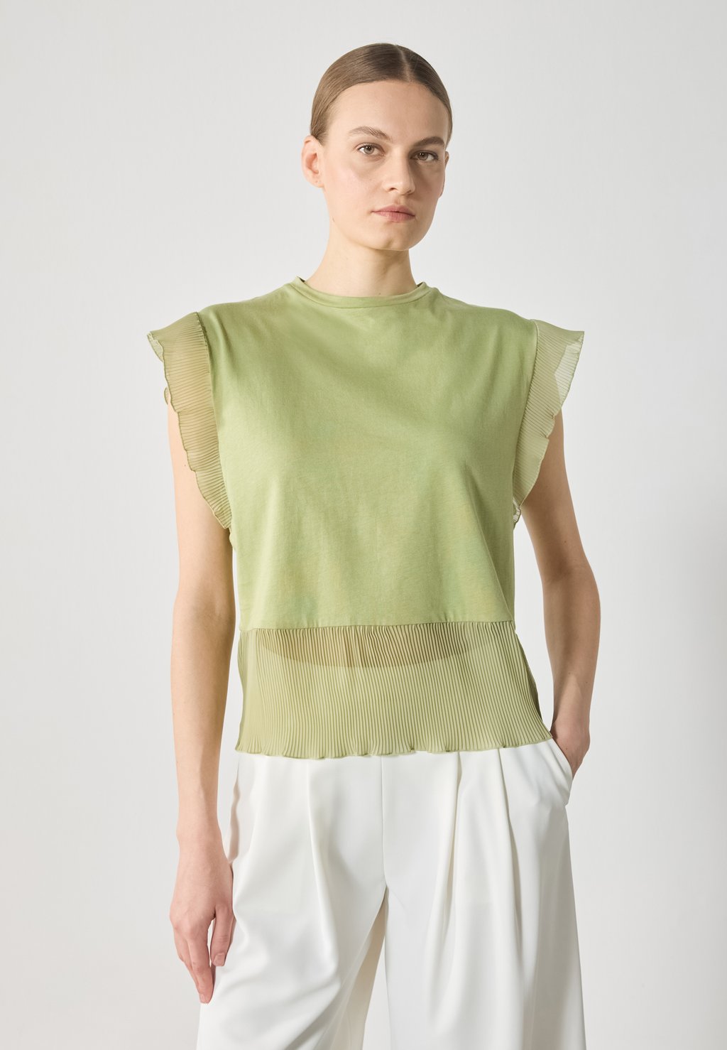 

Футболка с принтом Anna Field by Zalando, хаки