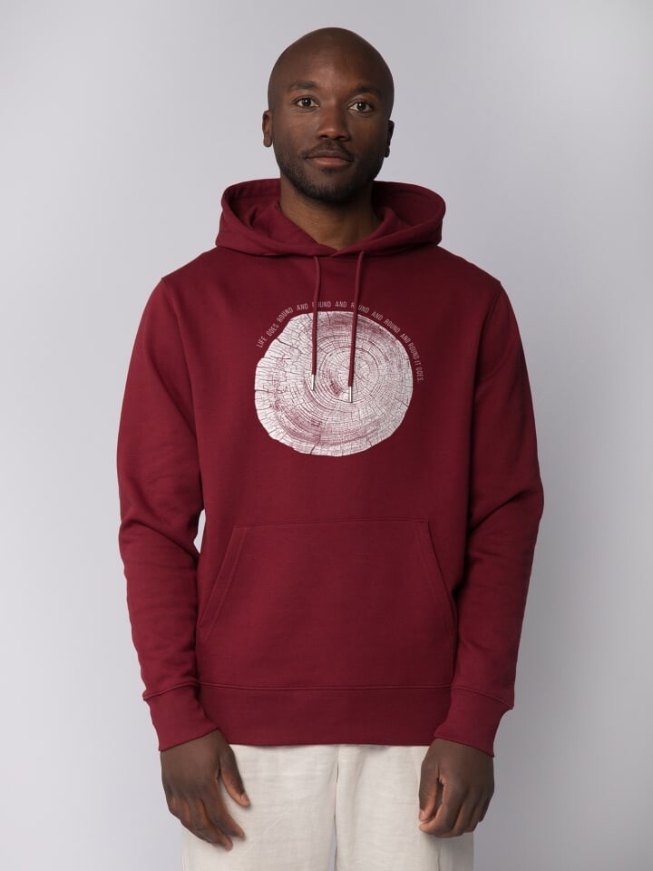 

Толстовка wat Apparel Sweatshirt Baumscheibe, цвет Weinrot
