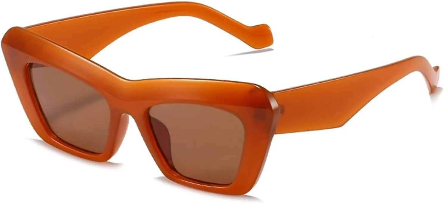 

Солнцезащитные очки GAOXIN в стиле хип-хоп с треугольными линзами и сетчатой ​​оправой «кошачий глаз», красные, для мужчин и женщин (Цвет: E, Размер: Средний), E